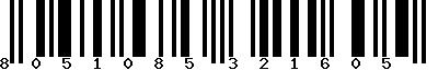 EAN-13 : 8051085321605