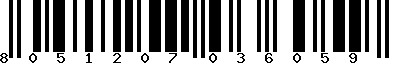 EAN-13 : 8051207036059