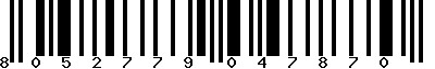 EAN-13 : 8052779047870