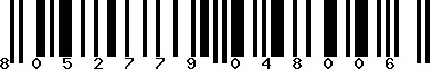 EAN-13 : 8052779048006