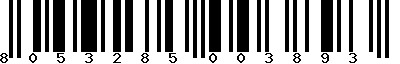 EAN-13 : 8053285003893