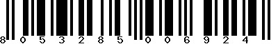 EAN-13 : 8053285006924