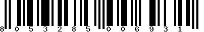 EAN-13 : 8053285006931