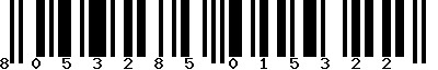 EAN-13 : 8053285015322