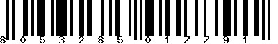 EAN-13 : 8053285017791