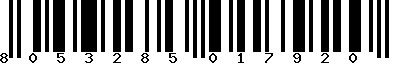 EAN-13 : 8053285017920