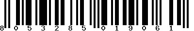 EAN-13 : 8053285019061