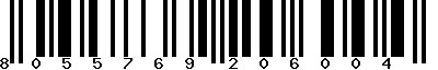 EAN-13 : 8055769206004