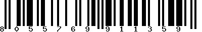 EAN-13 : 8055769911359