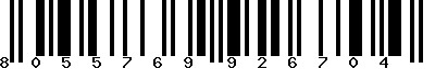 EAN-13 : 8055769926704