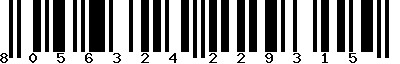 EAN-13 : 8056324229315