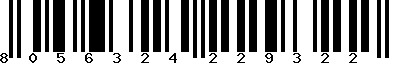 EAN-13 : 8056324229322