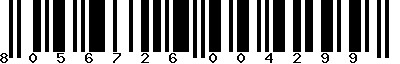 EAN-13 : 8056726004299
