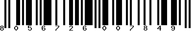 EAN-13 : 8056726007849