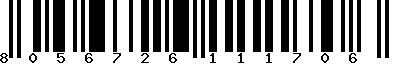 EAN-13 : 8056726111706