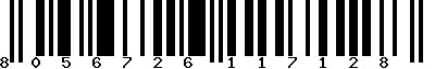 EAN-13 : 8056726117128