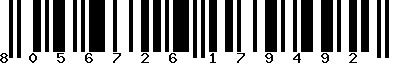 EAN-13 : 8056726179492