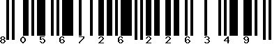 EAN-13 : 8056726226349