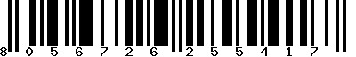EAN-13 : 8056726255417