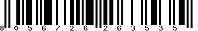 EAN-13 : 8056726263535