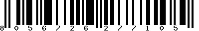 EAN-13 : 8056726277105