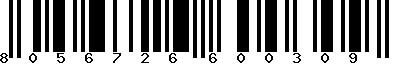 EAN-13 : 8056726600309