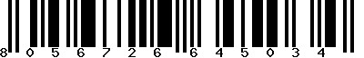 EAN-13 : 8056726645034