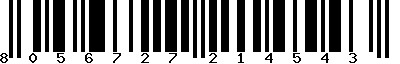 EAN-13 : 8056727214543