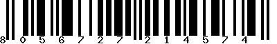 EAN-13 : 8056727214574