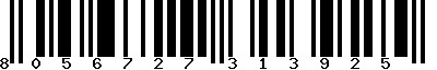 EAN-13 : 8056727313925