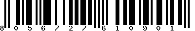 EAN-13 : 8056727610901