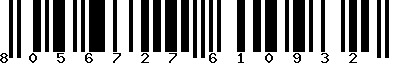 EAN-13 : 8056727610932