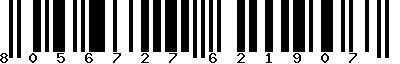 EAN-13 : 8056727621907