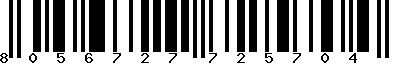 EAN-13 : 8056727725704