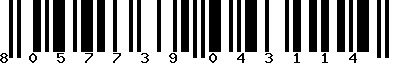 EAN-13 : 8057739043114