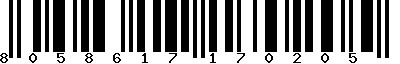 EAN-13 : 8058617170205