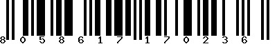 EAN-13 : 8058617170236