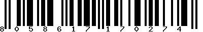 EAN-13 : 8058617170274