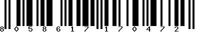 EAN-13 : 8058617170472