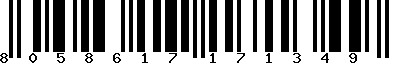 EAN-13 : 8058617171349