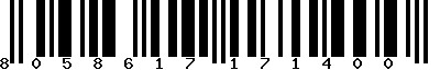 EAN-13 : 8058617171400