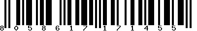 EAN-13 : 8058617171455