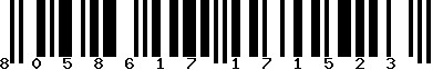 EAN-13 : 8058617171523