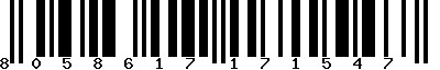 EAN-13 : 8058617171547
