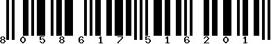 EAN-13 : 8058617516201