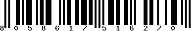 EAN-13 : 8058617516270