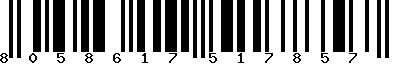 EAN-13 : 8058617517857