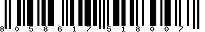 EAN-13 : 8058617518007