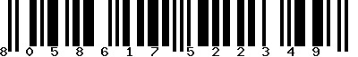 EAN-13 : 8058617522349