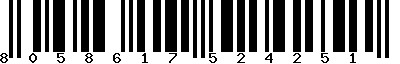 EAN-13 : 8058617524251